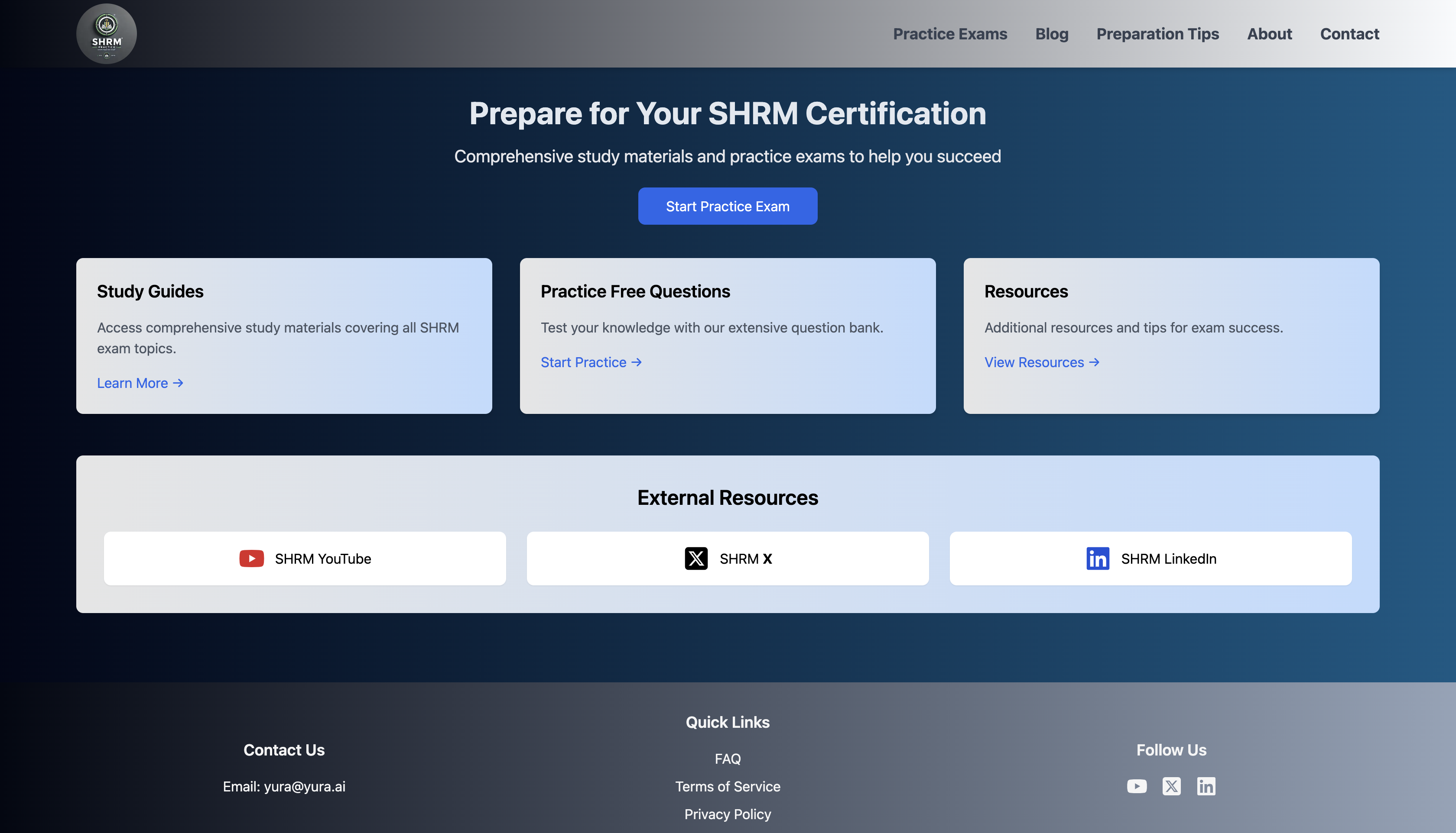 SHRM Exam Preparation Platform